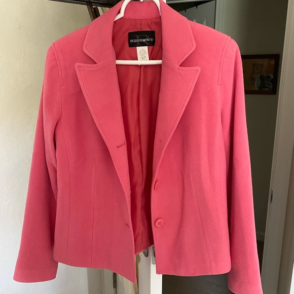 Requirements Jackets & Blazers - Requirements Pink Blazer Jacket
